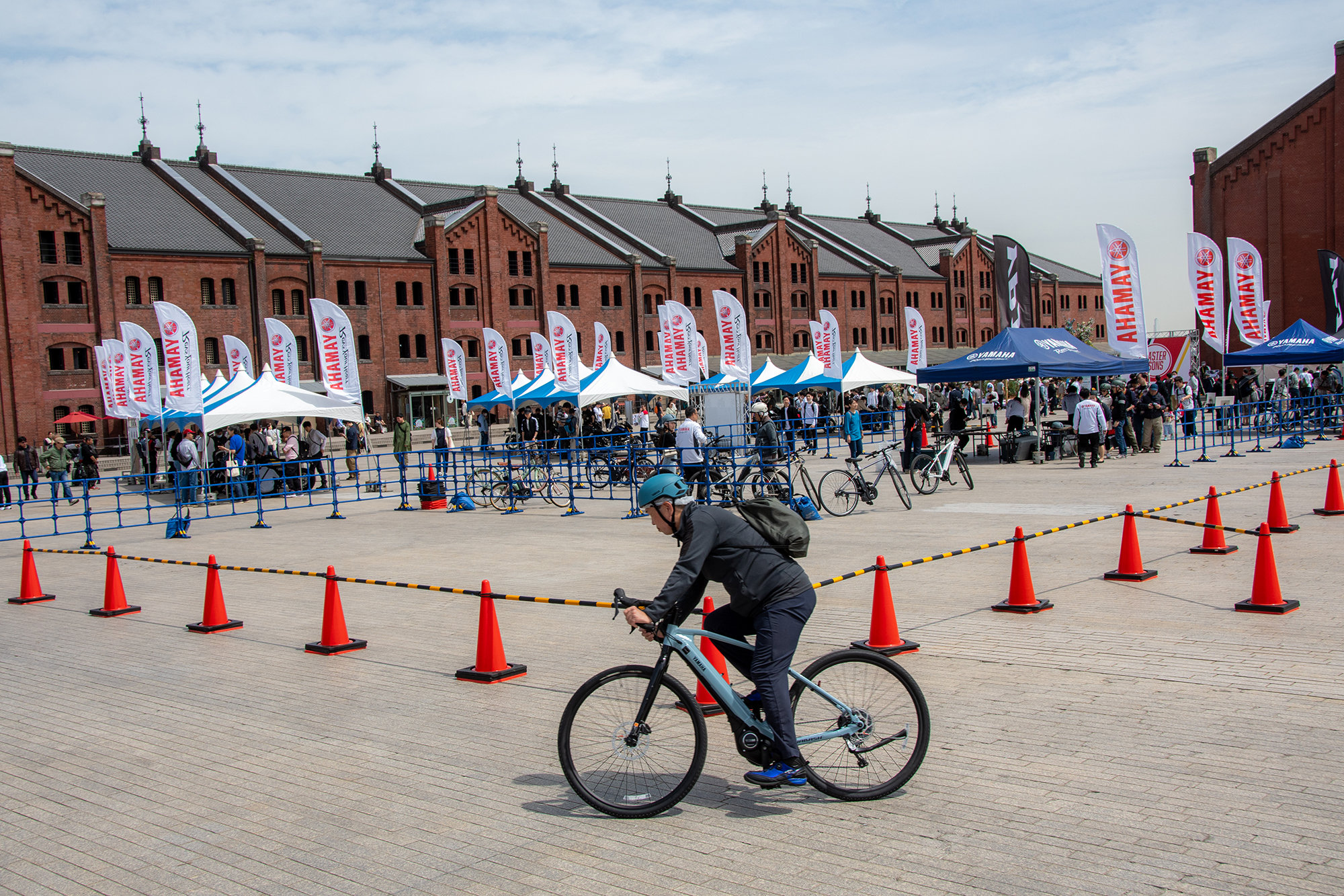 スポーツ電動アシスト自転車「YPJ」のTouch & Try（試乗会）を行いました。
